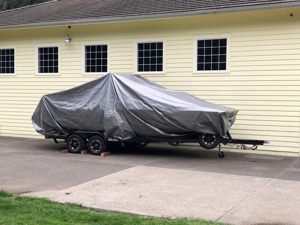 20x30 Multi-Purpose Silver/Brown Heavy Duty DRY TOP Poly Tarp (20'x30')