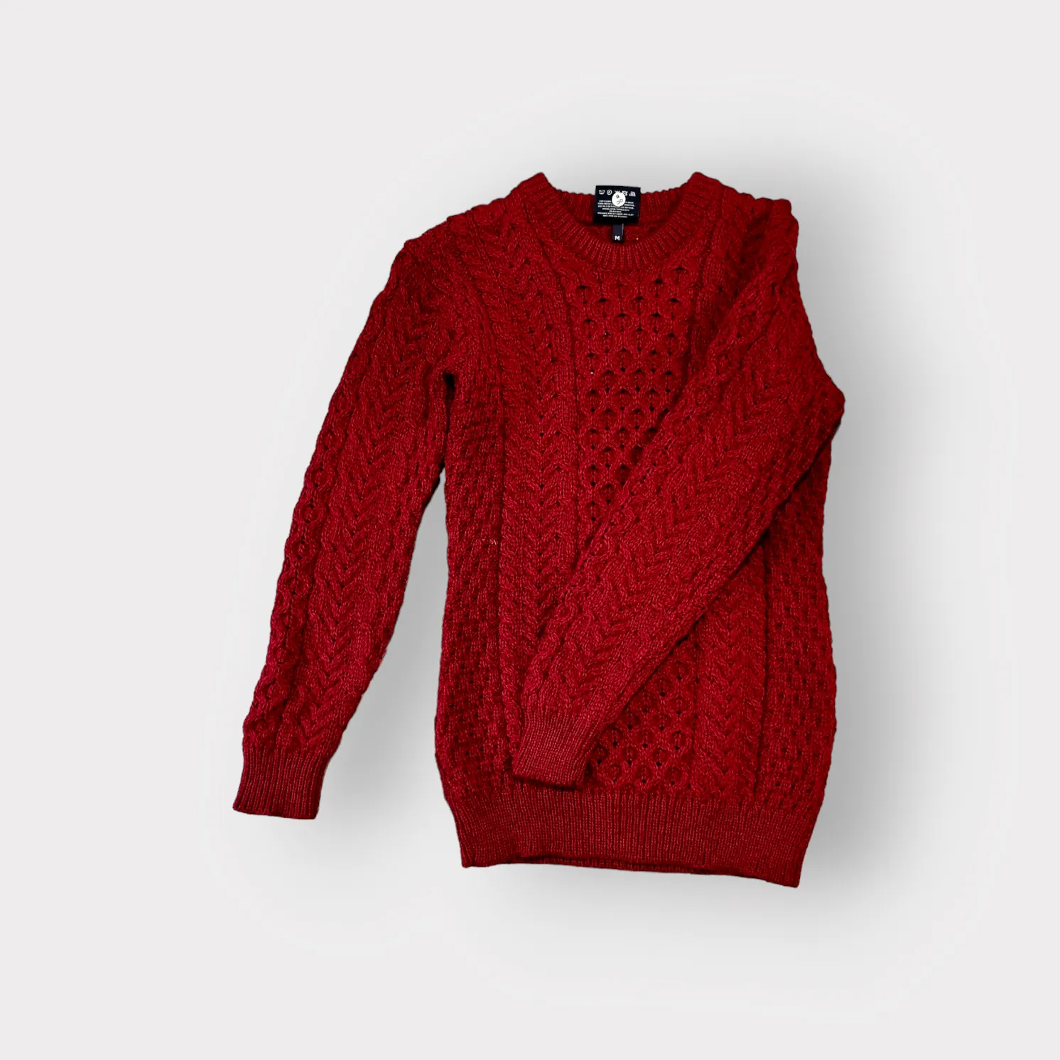 Aran Woollen Mills 100% Merino Ladies Traditional Sweater