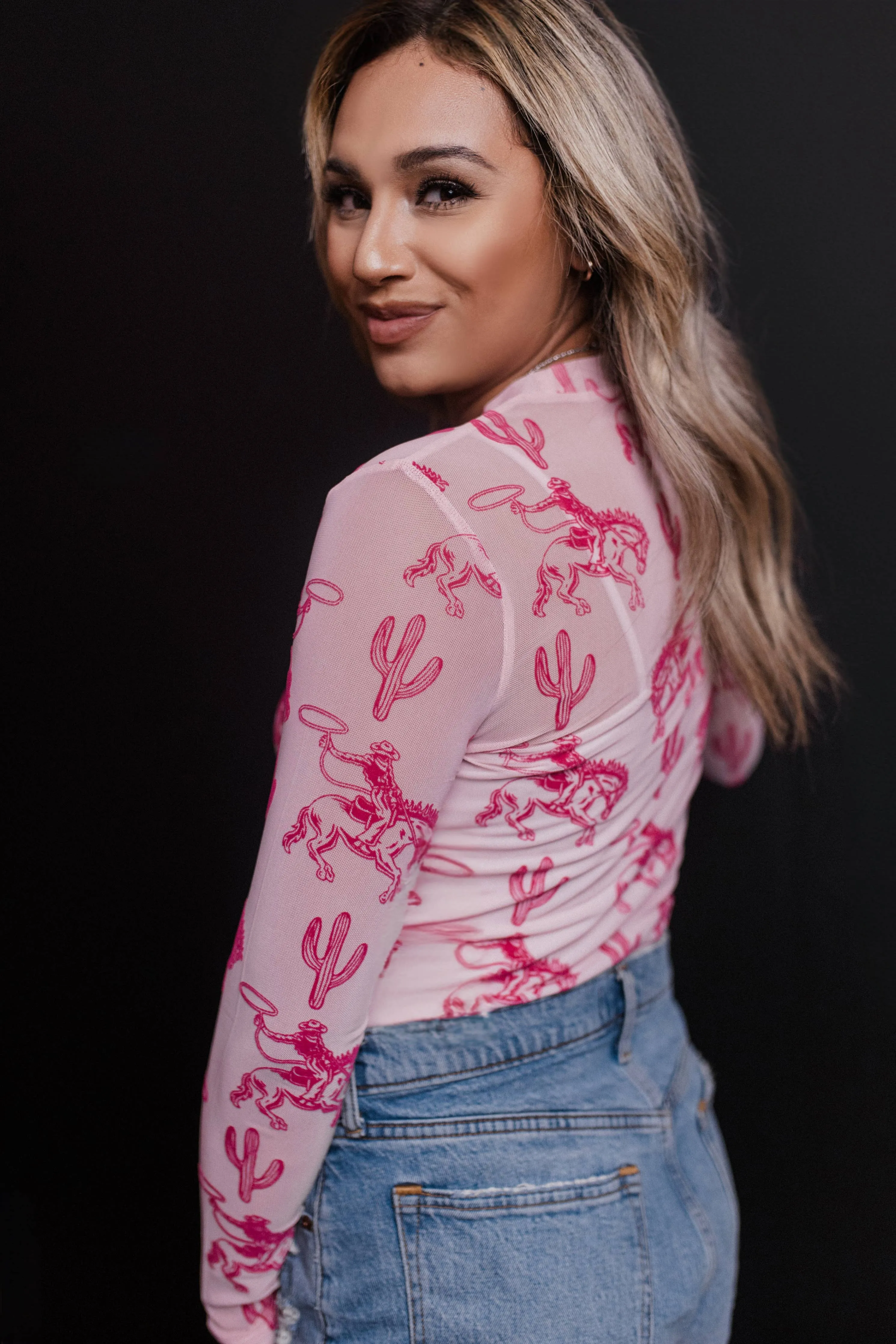 Cactus and Cowboy 3D Printed Mesh Top