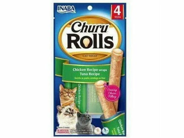 CHURU ROLLS chicken recipe wraps tuna recipe 4 sticks 40g