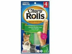 CHURU ROLLS chicken recipe wraps tuna recipe 4 sticks 40g