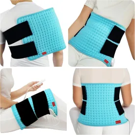 Comfytemp Wearable Heating Pad for Back Pain Relief & Period Cramps with 2 Elastic Straps, FSA HSA Eligible, Fathers Day Dad Gifts, 12"24" Electric Large Heat Pad for Knee Neck Shoulder, Heated Pad