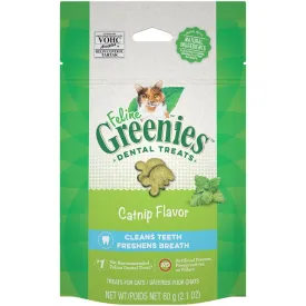 Feline Greenies Cat Dental Treats Catnip Flavor