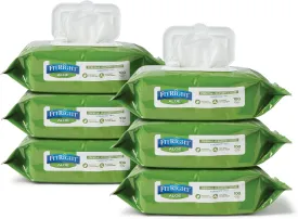 FitRight Personal Cleansing Wipes with Aloe (8x10 inch) | 600 Pieces Moisturizing Body Wipes for Adults Bathing and Incontinence Cleaning | Unscented Cloth Adult Wipes for Elderly Care