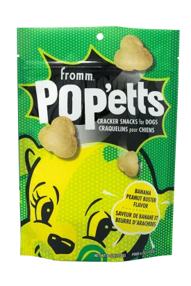 Fromm Pop'etts Banana Peanut Buster Flavor Dog Treats