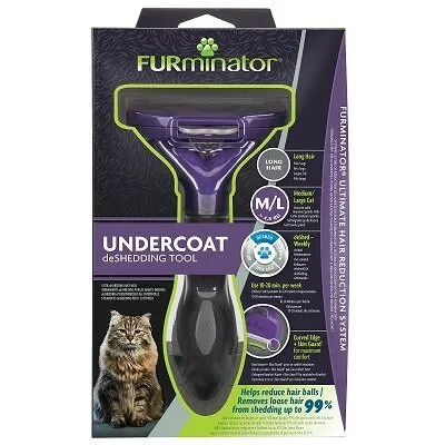 Furminator Long Haired Cat De-Shedding Tool