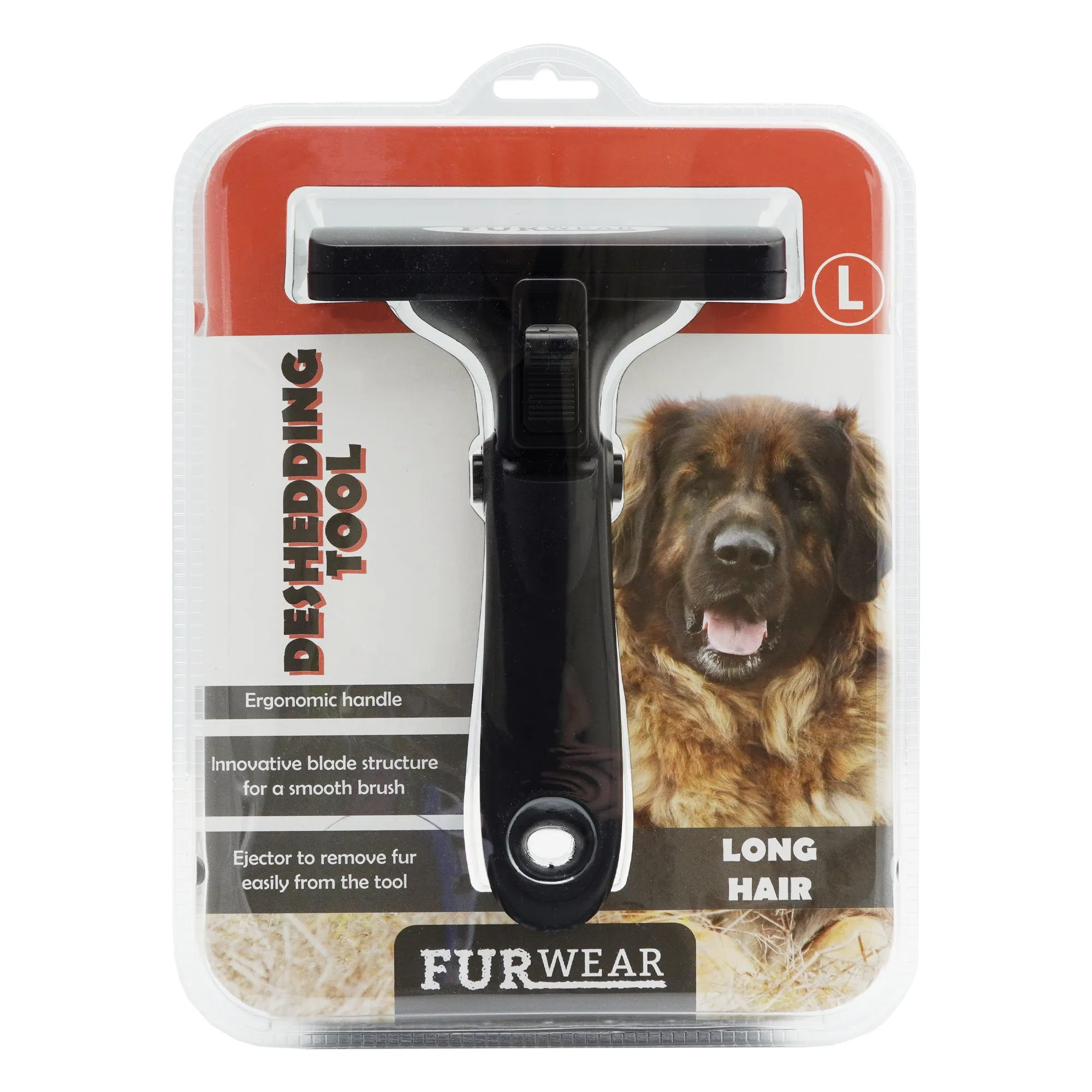 Furwear - DeShedding Tool for Large Dogs (Long Hair)