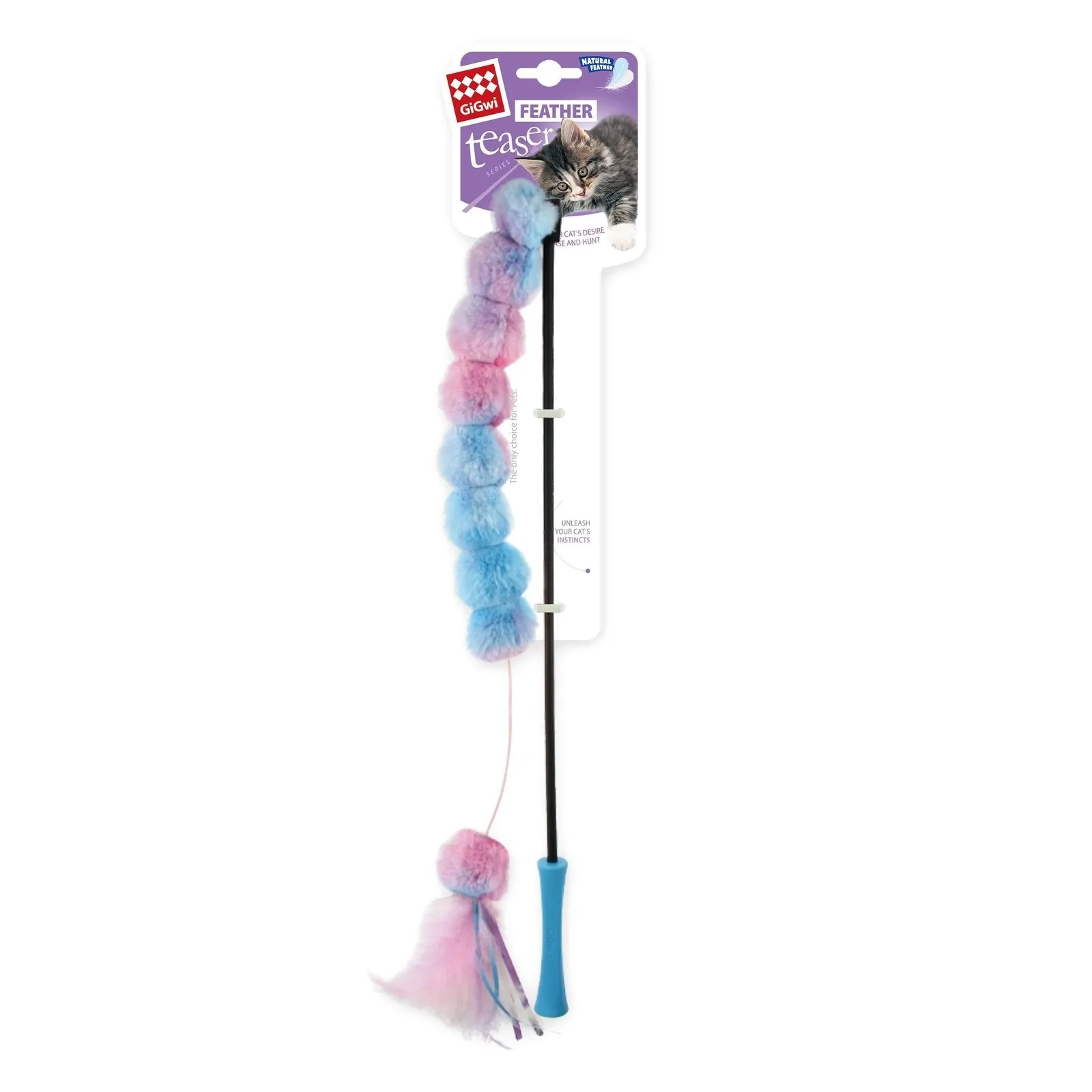 Gigwi Ice Cream Feather Teaser Wand