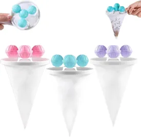 Hair Catcher Washer Machine, Dryer Hair Catcher, Lint Collector for Washing Machine, Floating Hair Filtering Mesh Removal, Pet Hair Remover for Laundry, Reusable Hair Filter Cleaning Mesh Bag(3pcs)