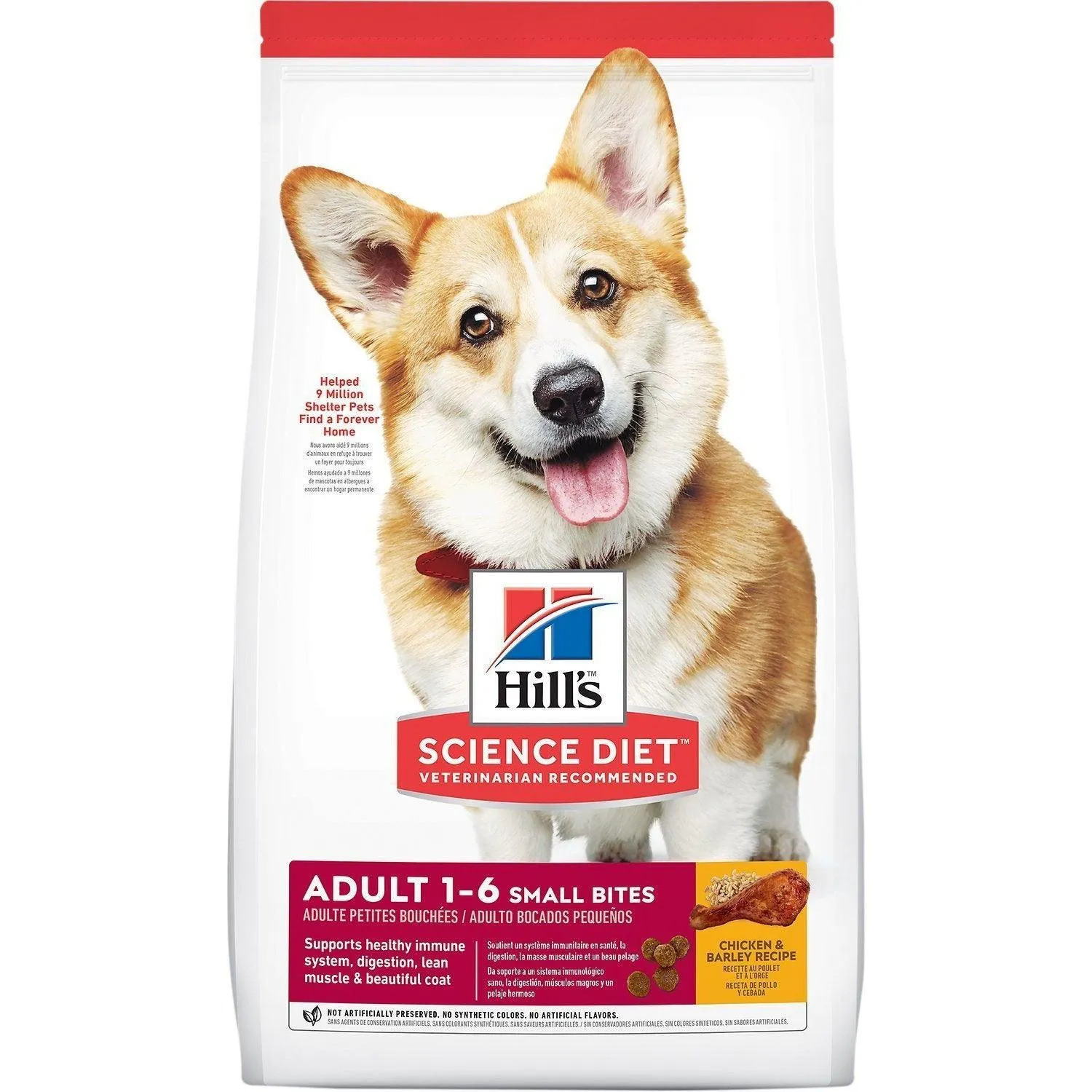 Hill's Science Diet Dry Dog Food Adult Small Bites Chicken & Barley Recipe
