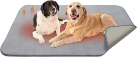 Homimp Self Warming reusable dog training pads,Non-Slip Washable Pee Pads for Dogs, Fast Absorbent Pet Whelping Pads, Ideal for Puppy Senior Dog Whelping, Incontinence, Housebreak, Crate,42x28in, Gray