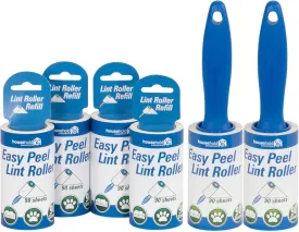 Household Essentials 79120-1 Cedar Fresh 2 Pack Lint Rollers | Remove Pet Hair and Dust | Includes Two Rollers with 4 Refills