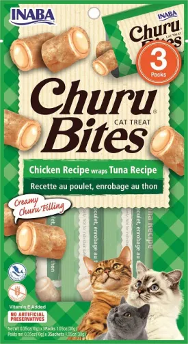 INABA - Churu Bites Chicken Wraps With Tuna