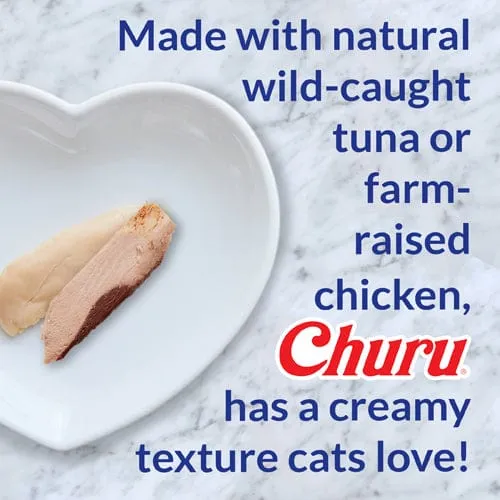 Inaba Churu Bites Tuna with Salmon Recipe Creamy Purée Cat Treat
