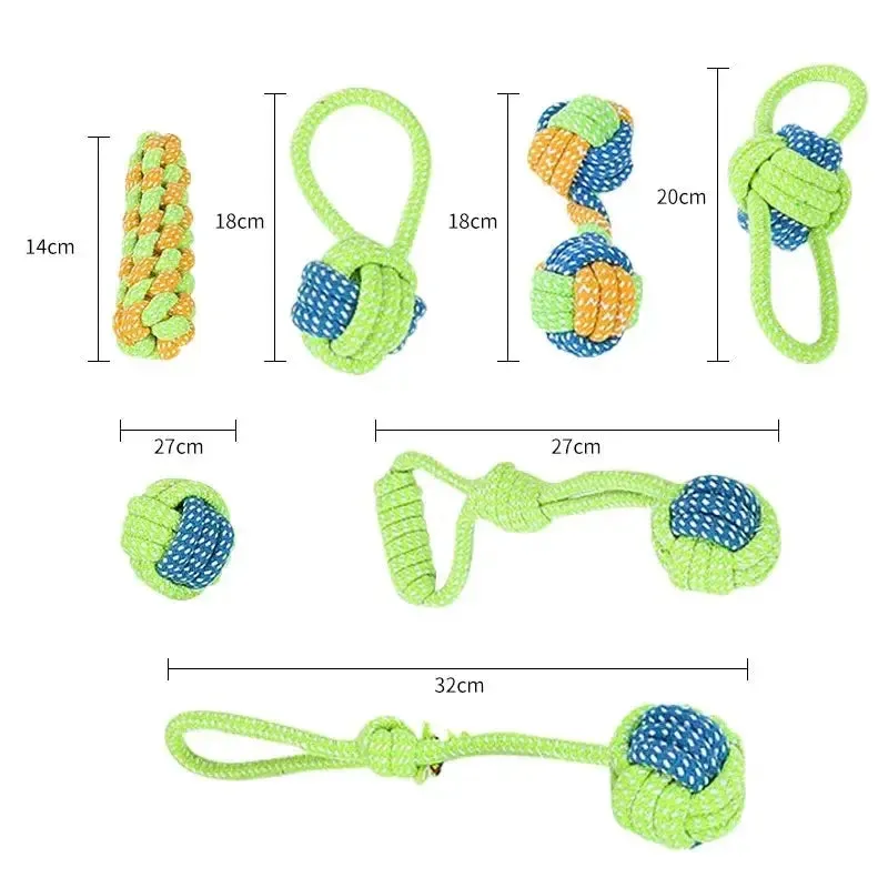 Interactive Cotton Rope Dog Toy for Chewing Fun