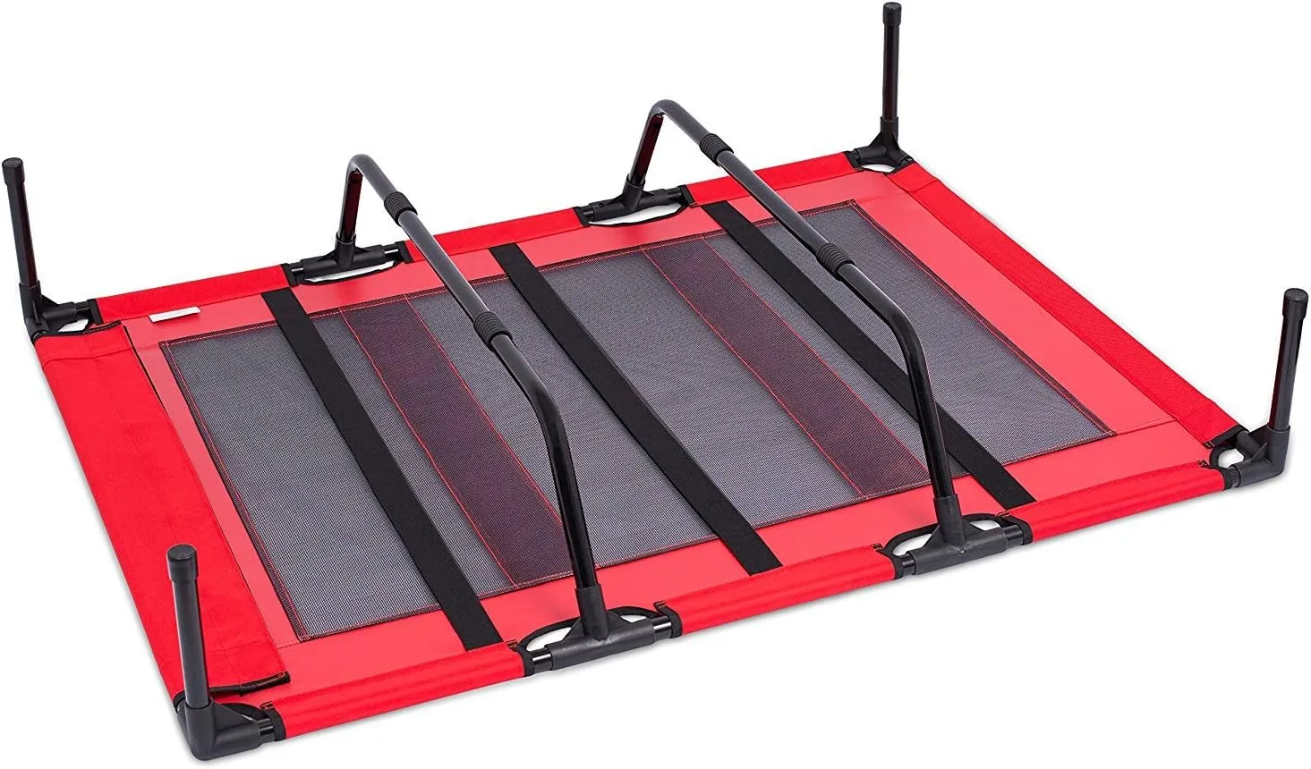 Internet's Best Dog Cot - 48 x 36 - Elevated Dog Bed - Cool Breathable Mesh - Indoor or Outdoor Use - Large - Red