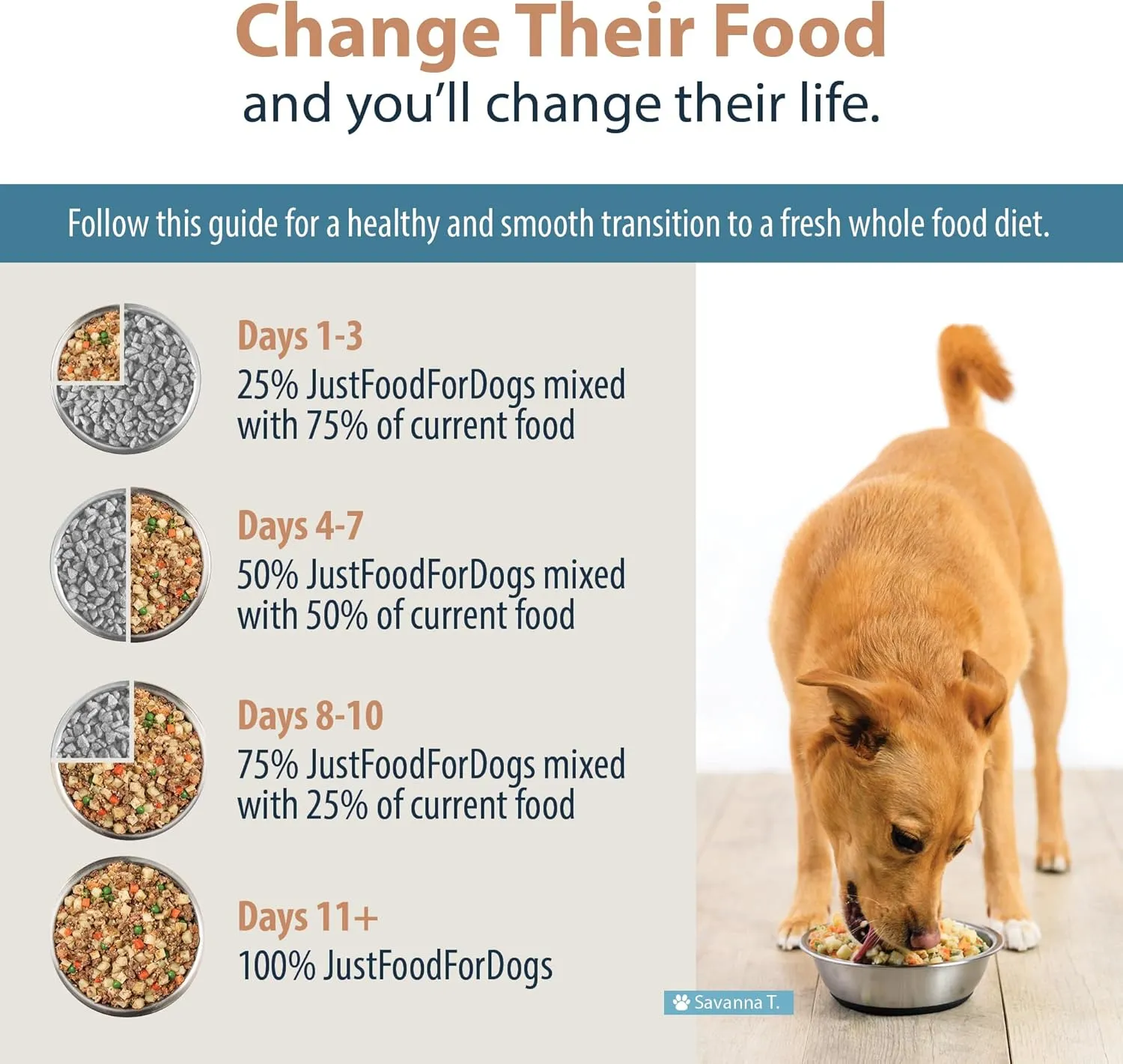 JustFoodForDogs Frozen Fresh Dog Food, Complete Meal or Topper, Beef & Russet Potato Human Grade Recipe, 18 oz (Pack of 7)