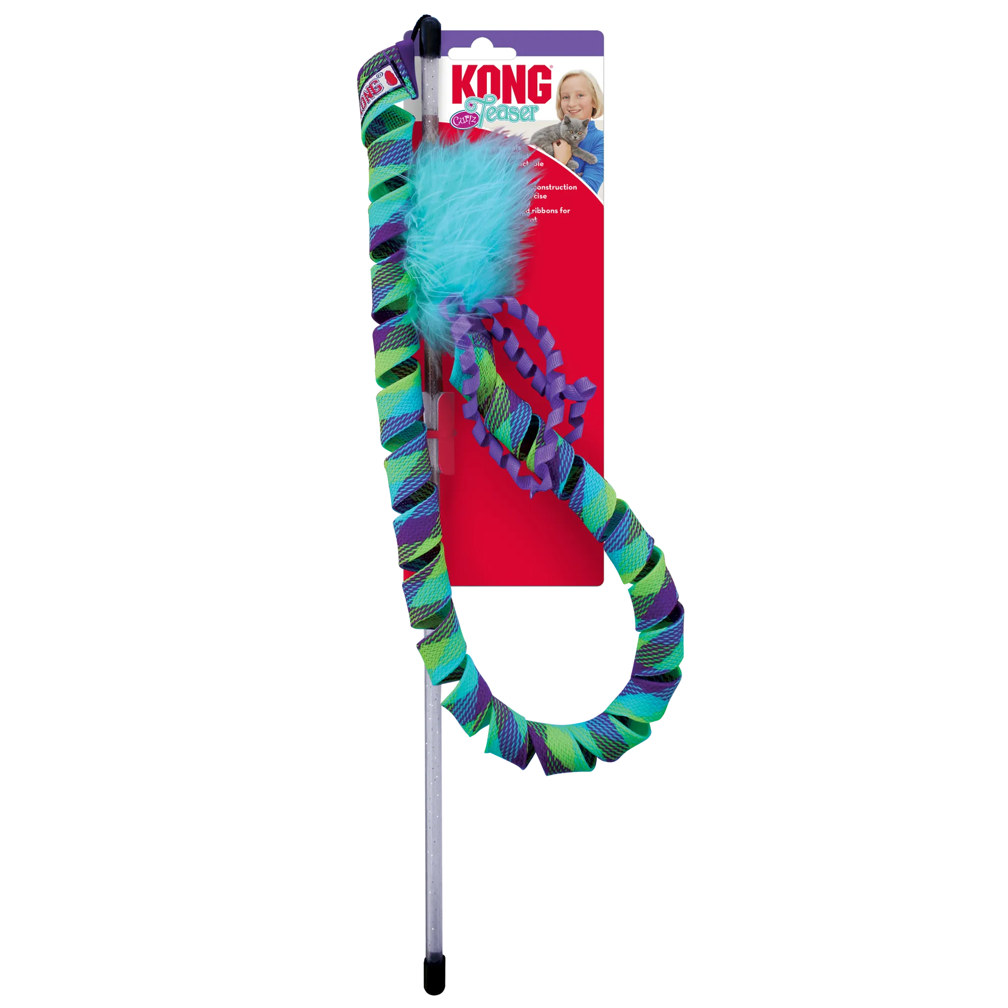KONG Teaser Curlz Cat Toy