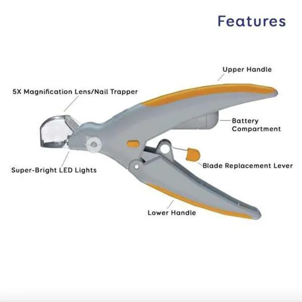 LED Light Pet Nail Clipper