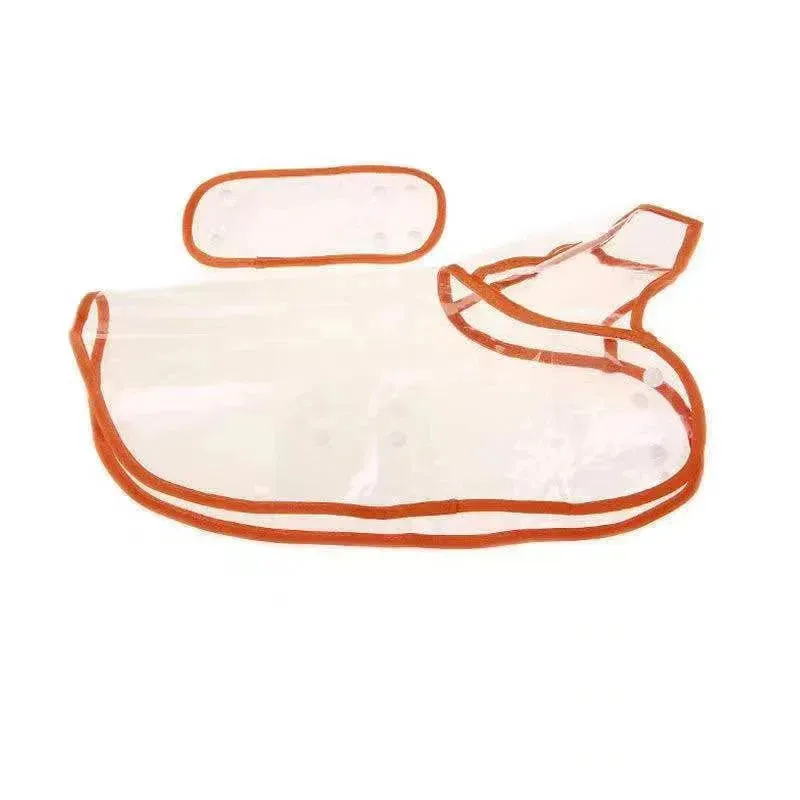 Pet Dog Puppy Transparent Raincoat – Waterproof Hooded Jacket for Small Dogs