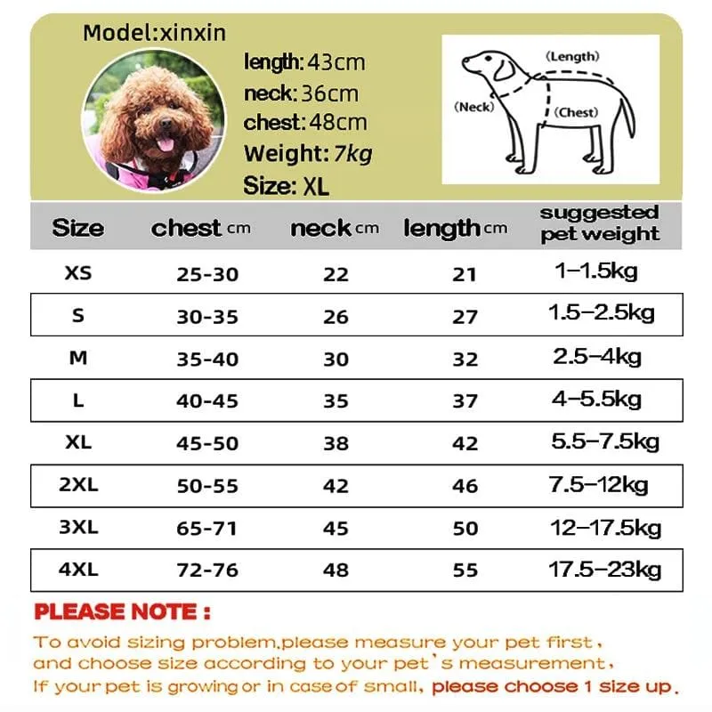 Pet Dog Raincoat