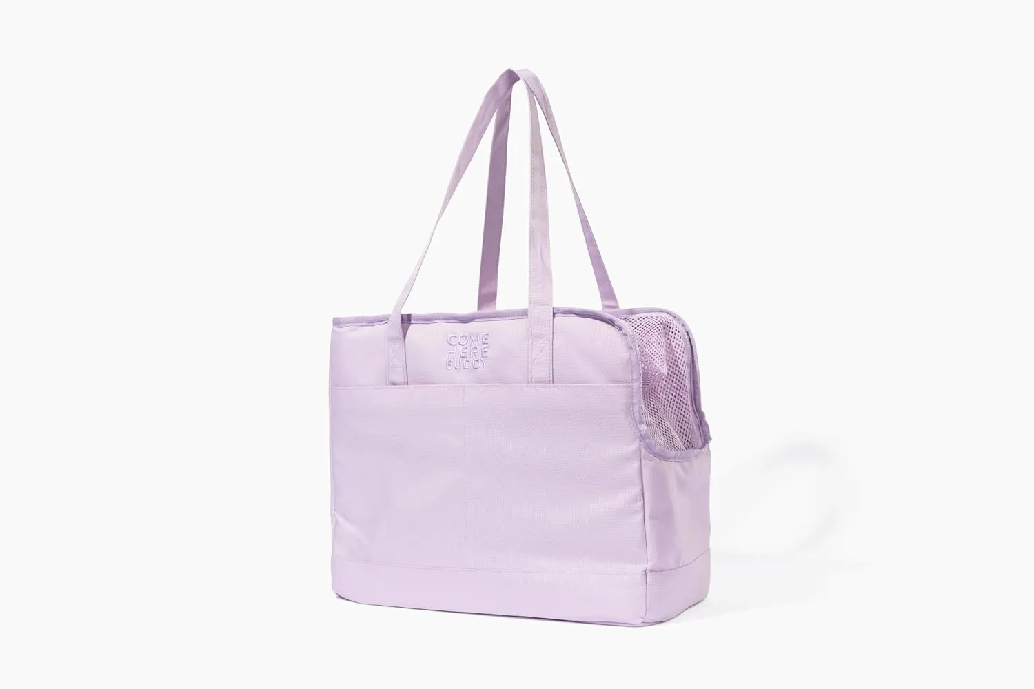 Small Dog Pet Carrier Tote Bag, for Small Dogs and Cats. Made from Recycled Water Bottle (Lilac)