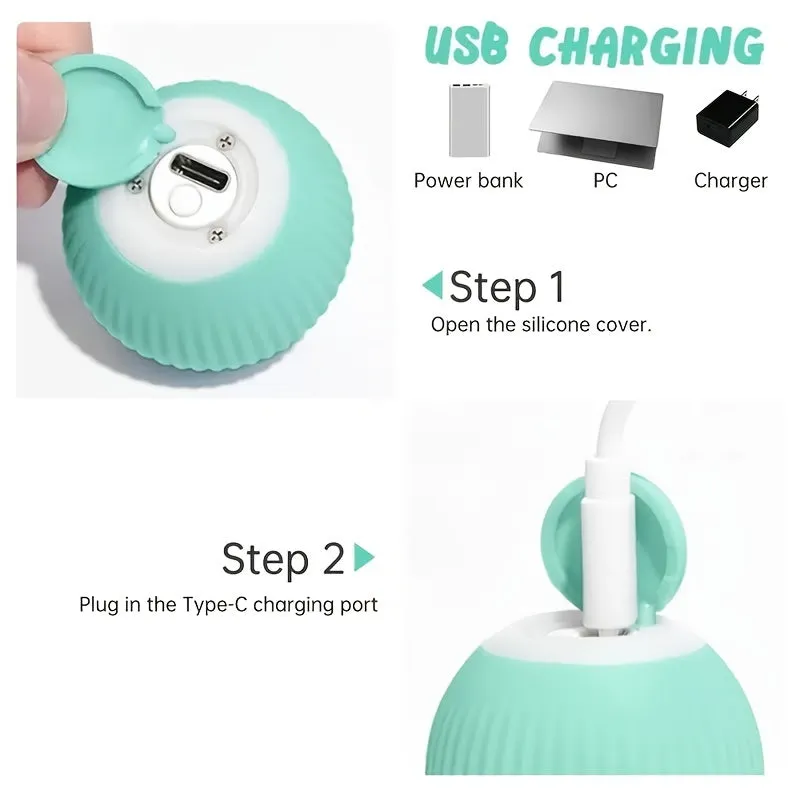 Smart Electric Rolling Ball Cat Interactive Toys