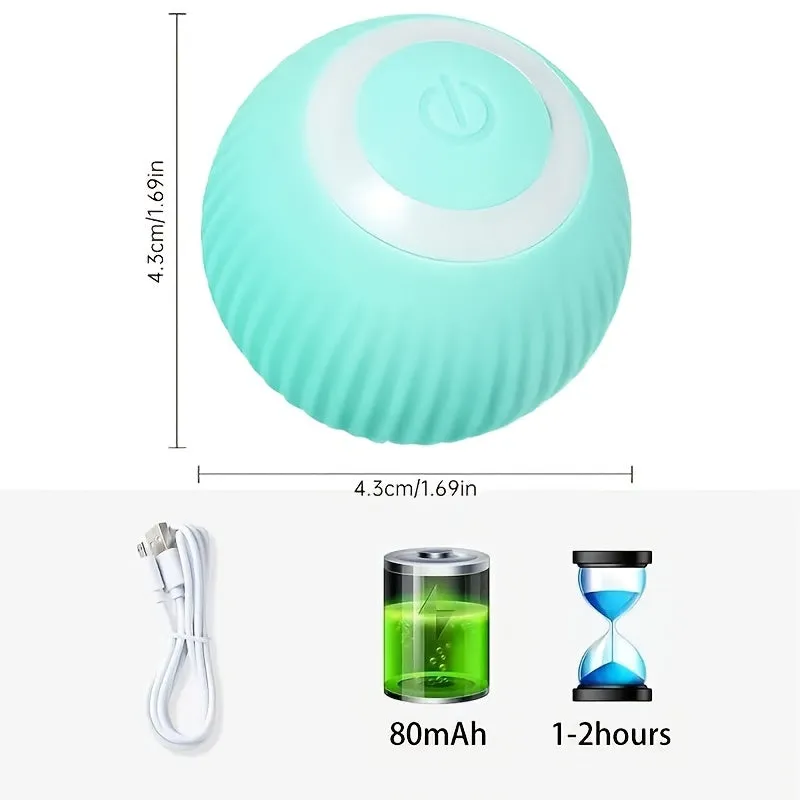 Smart Electric Rolling Ball Cat Interactive Toys