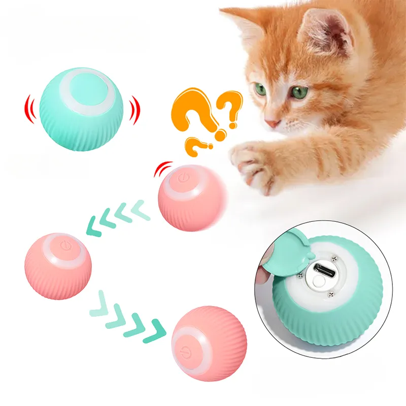 Smart Electric Rolling Ball Cat Interactive Toys