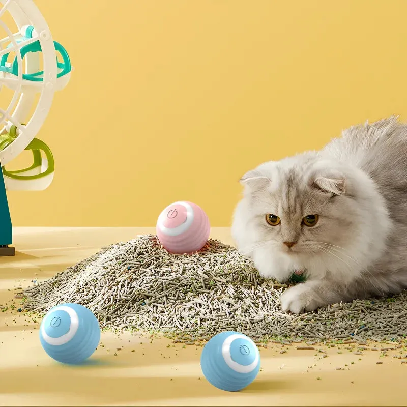 Smart Interactive Rolling Ball – Automatic Toy for Indoor Cats