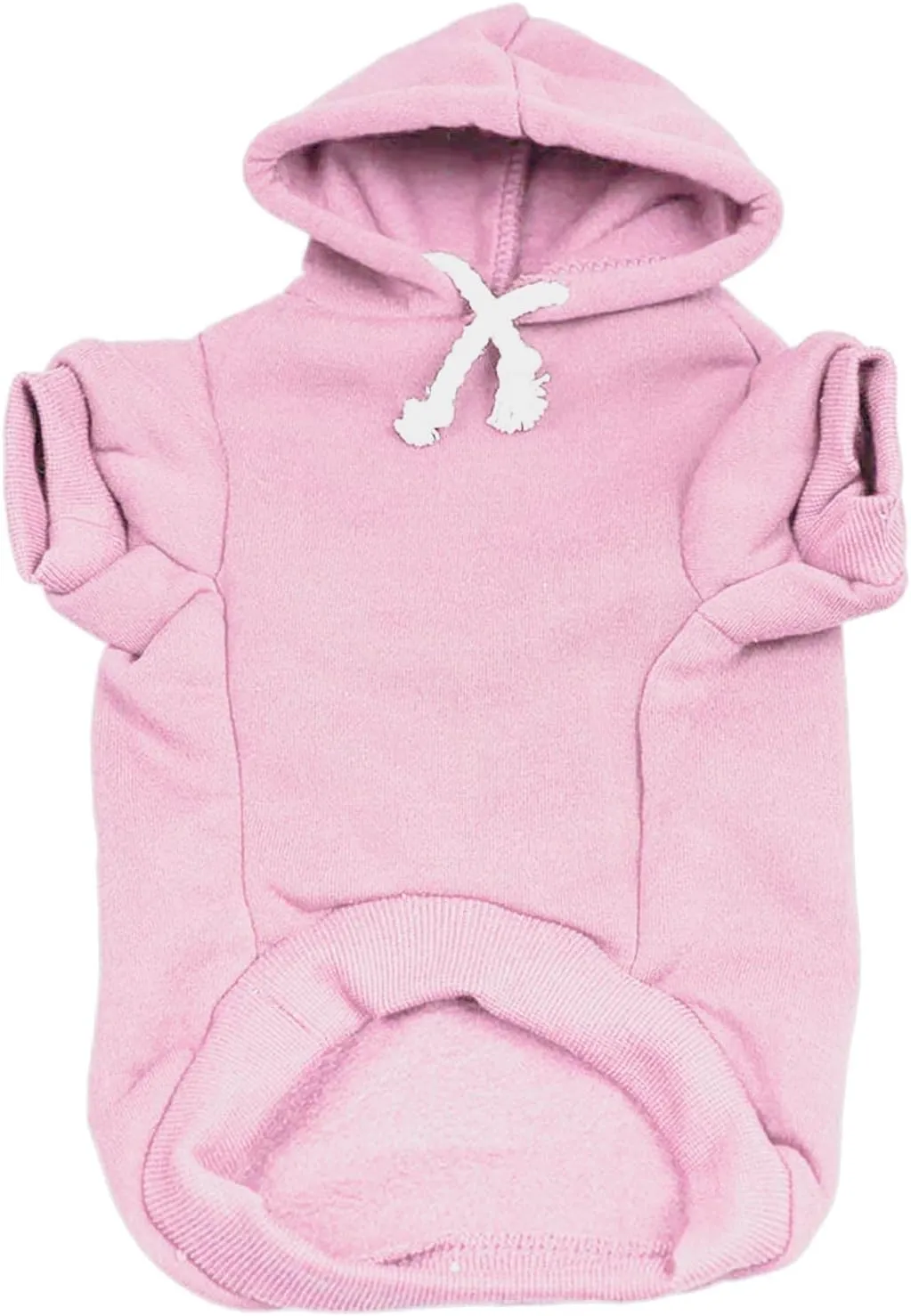 Soon to Be Big Brother Dog Hoodie Fleece Lined Pullover Sweatshirt with Leash Hole (Baby Pink, Medium 52)
