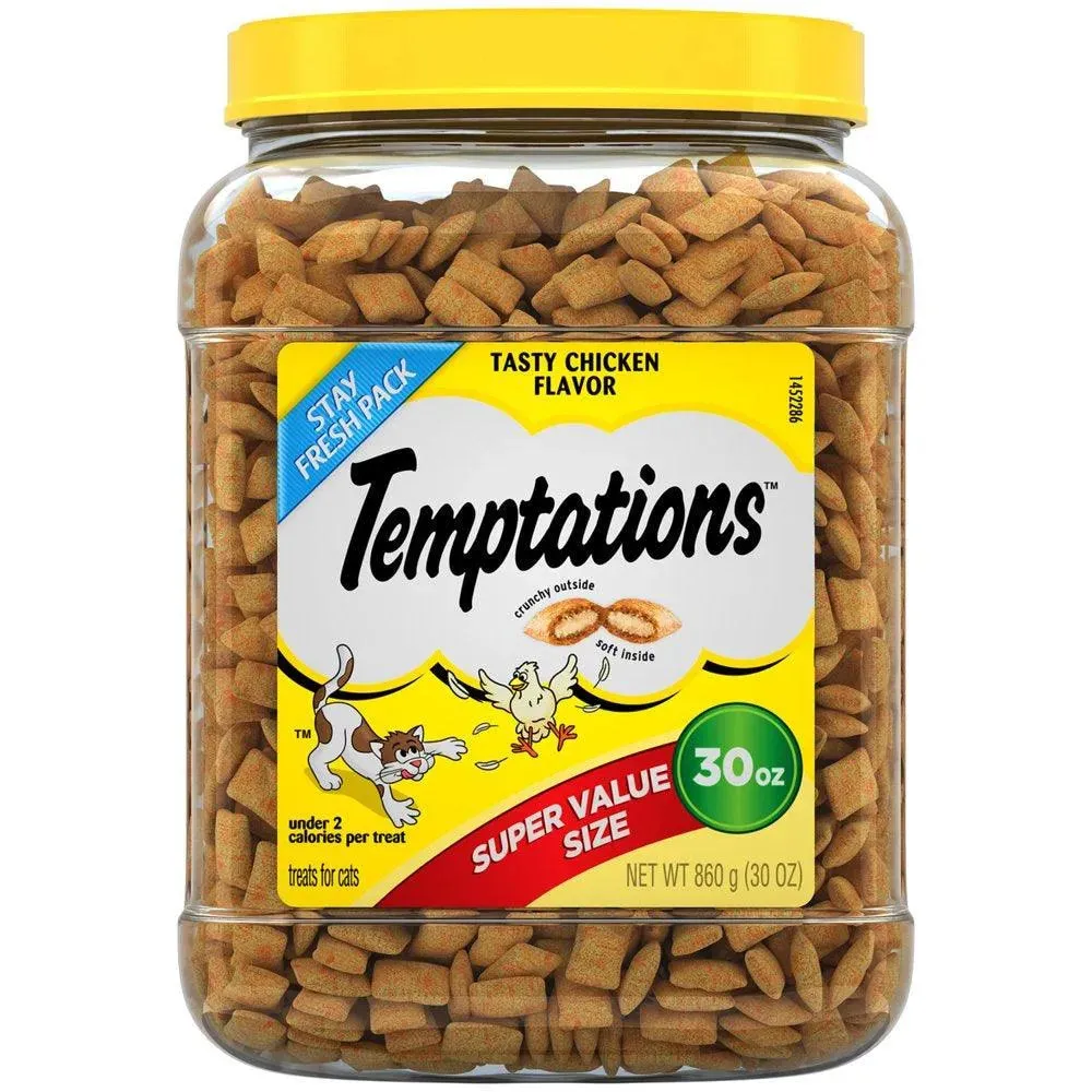 Tasty Chicken Flavor Cat Treats 30 Oz