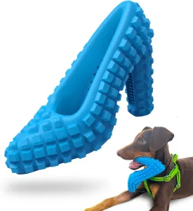 Treat Dispensing Chew Shoe Interactive Puzzle Toys - Dog Chew Enrichment Toys for Aggressive Chewers, Boredom Relief and Brain Stimulating Game Keeps Small Medium Dogs Engaged